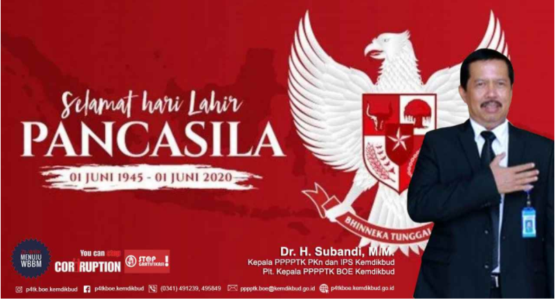 Selamat Hari Lahir Pancasila 2020