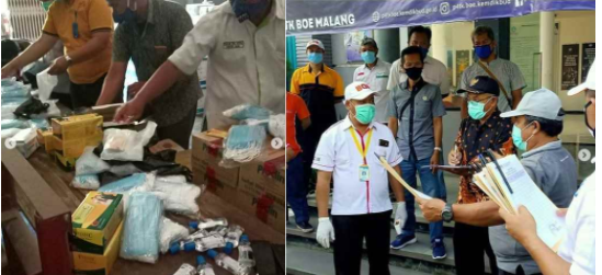 Bakti Sosial PPPPTK BOE, Bagi-Bagi Masker Pada Masyarakat Arjosari