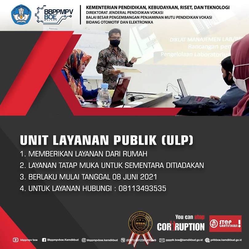 Unit Layanan Publik (ULP) BBPPMPV BOE
