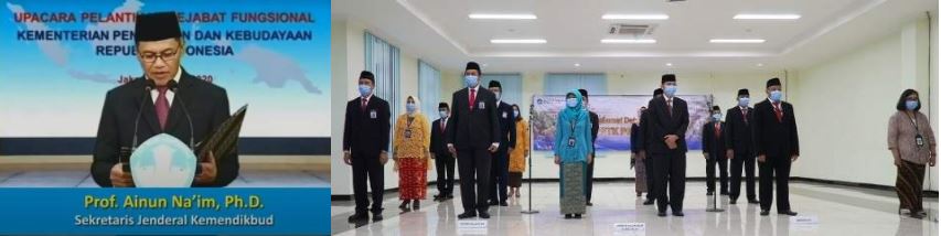 Pelantikan Pejabat Fungsional di Lingkungan Kementerian Pendidikan dan Kebudayaan Gelombang IV
