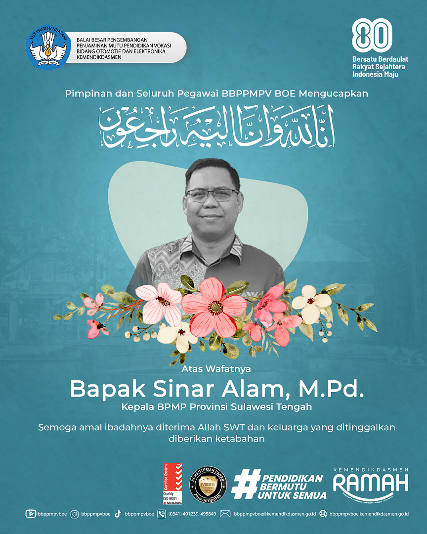 Turut Berduka Cita atas Meninggalnya Bapak Sinar Alam, M.Pd.