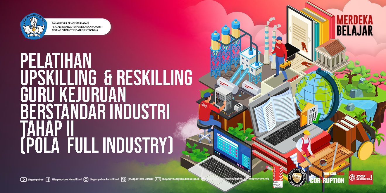 Undangan Pelatihan Upskilling dan Reskilling Guru Kejuruan Berstandar Industri Tahap II