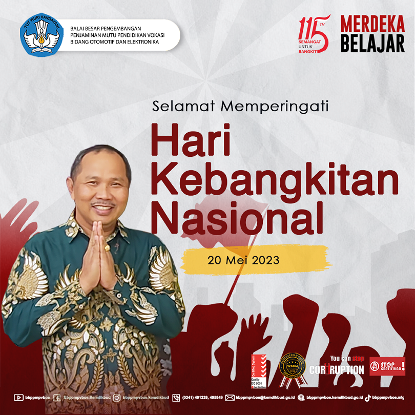 Selamat Memperingati Hari Kebangkitan Nasional 20 Mei 2023