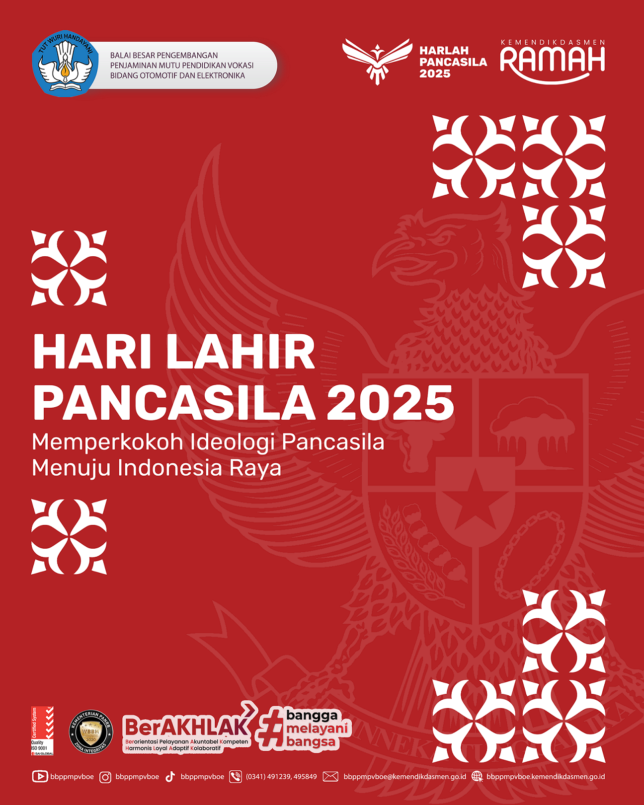 Selamat Memperingati Hari Lahir Pancasila, 01 Juni 2025