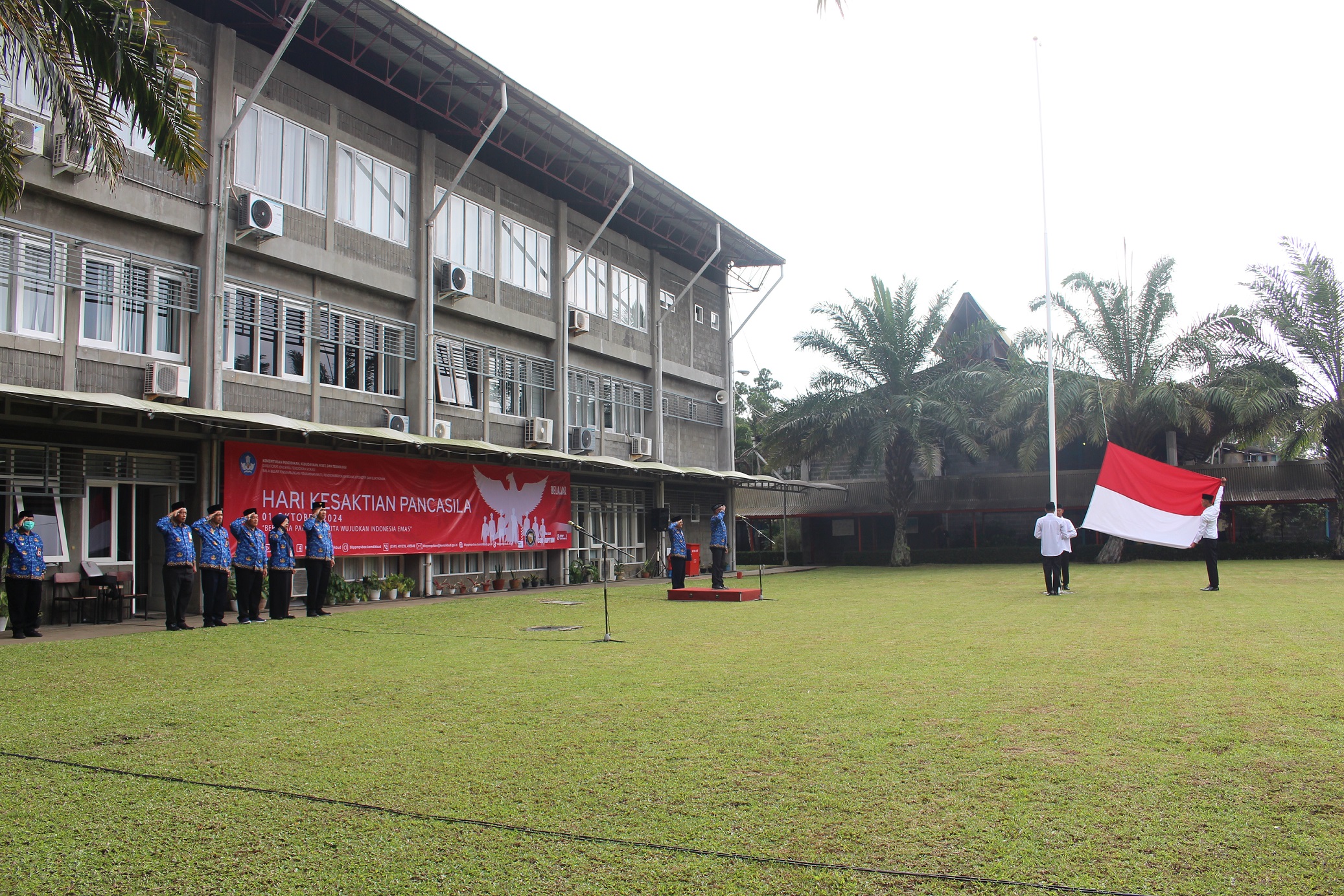 BBPPMPV BOE Gelar Upacara Peringatan Hari Kesaktian Pancasila 1 Oktober 2024