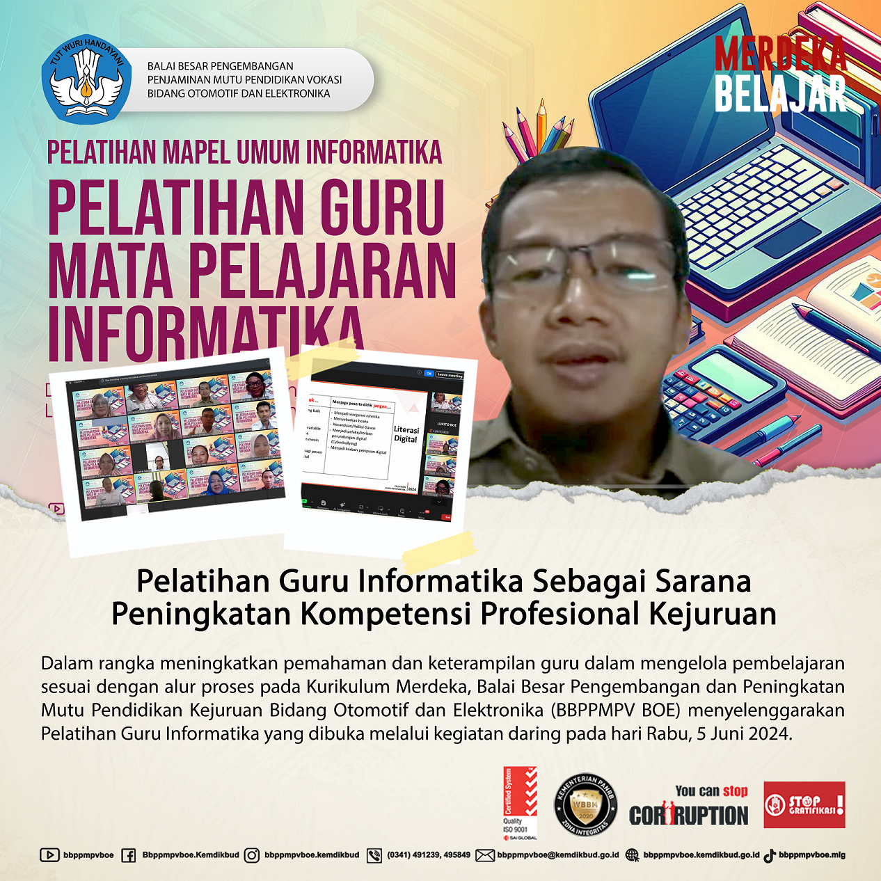 Pelatihan Guru Informatika Sebagai Sarana Peningkatan Kompetensi Profesional Kejuruan