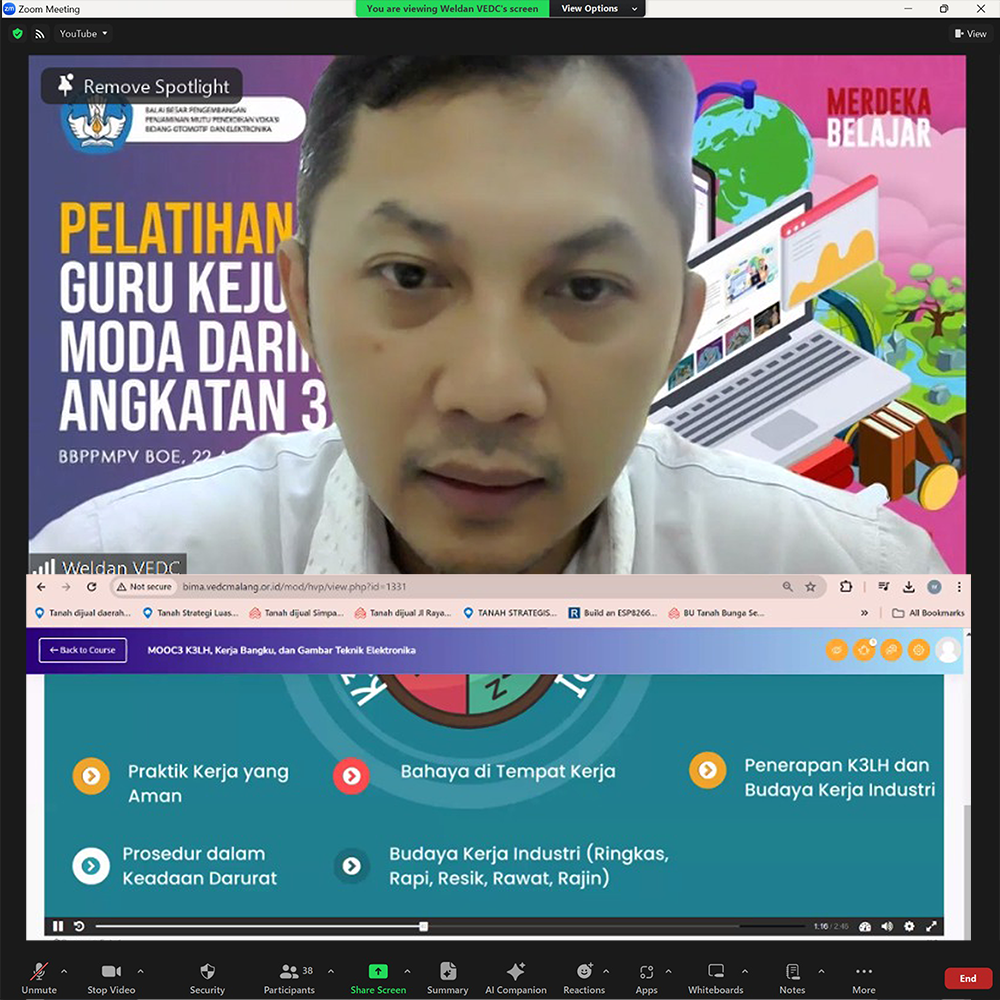 BBPPMPV BOE Mengantisipasi Revolusi Industri 4.0 dengan Mengadakan Pembelajaran MOOC