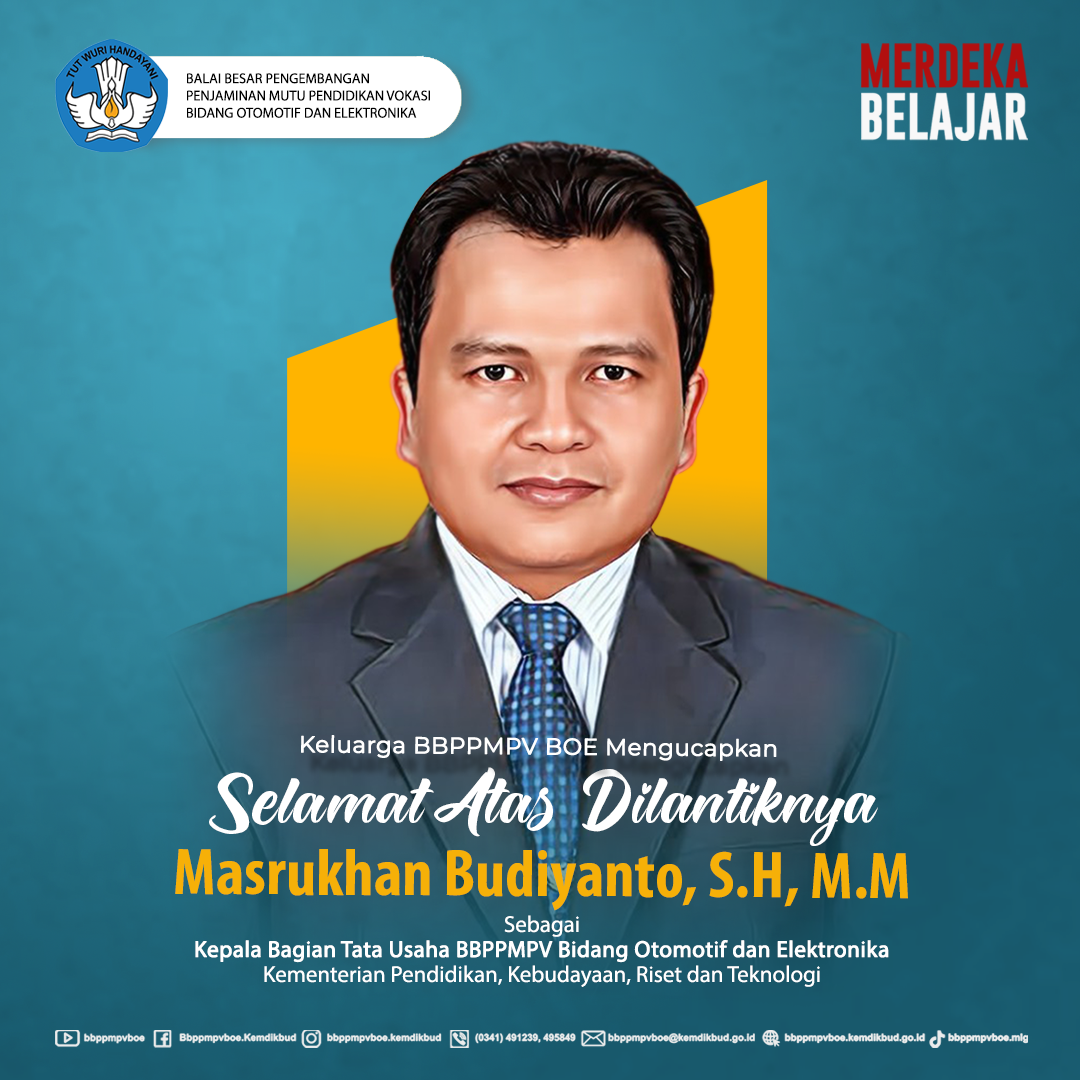 Selamat dan Sukses atas dilantiknya Masrukhan Budiyanto, S.H, M.M.sebagai Sebagai Kabag Tata Usaha