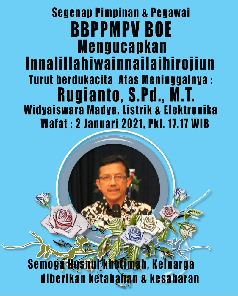 Turut Berduka Cita Atas Meninggalnya Bapak Rugianto, S.Pd., M.T.