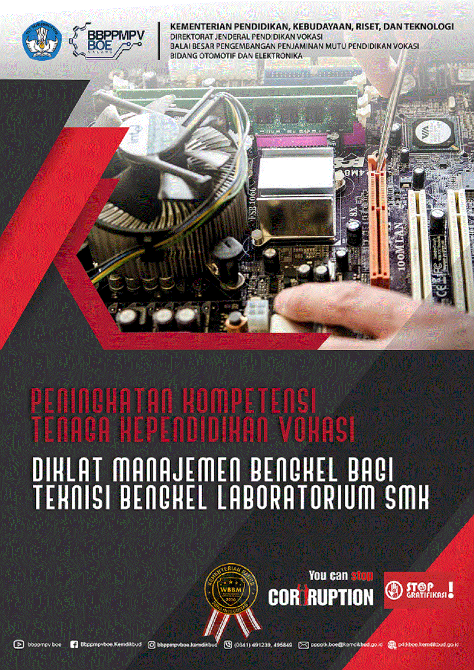 Diklat Manajemen Bengkel bagi Teknisi Bengkel (Laboratorium) SMK