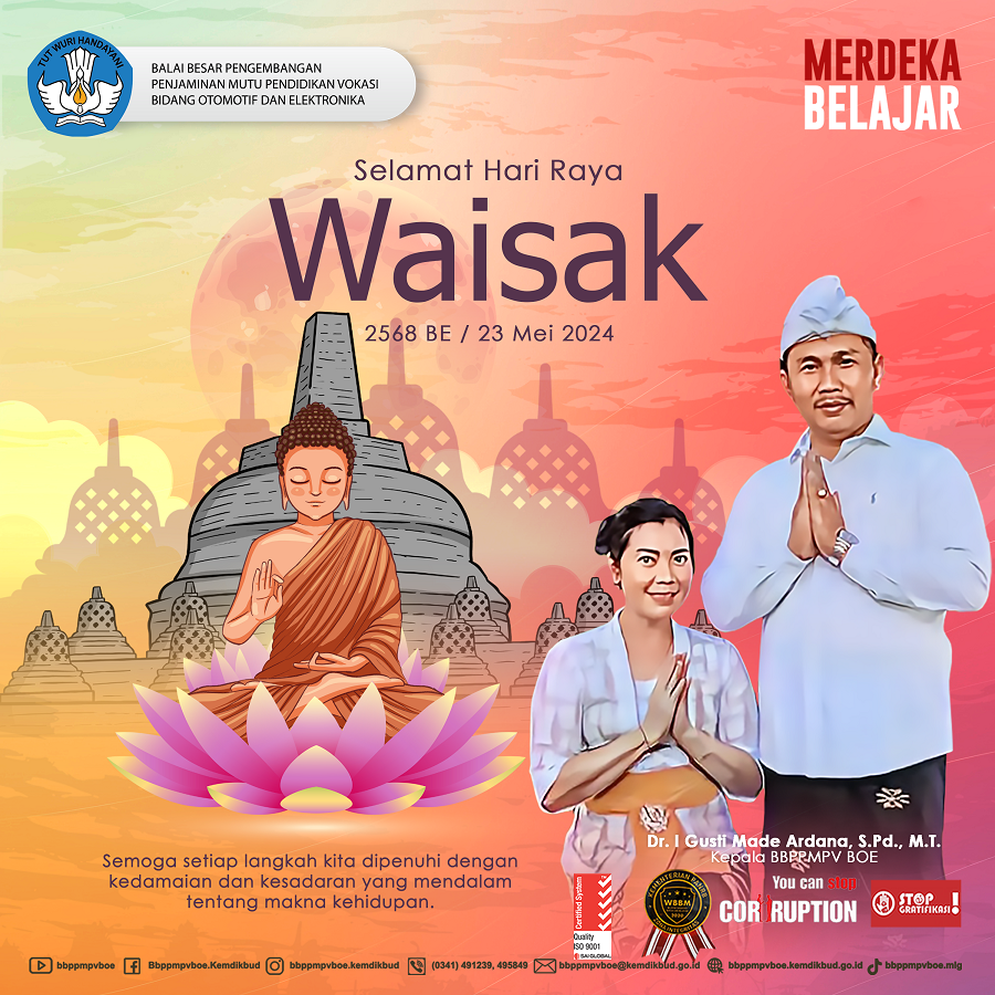 Selamat Hari Raya Waisak 2568 BE, 23 Mei 2024