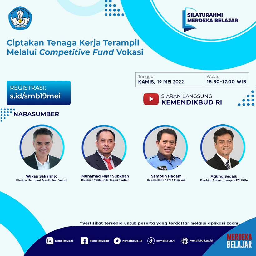 Webinar Silaturahmi Merdeka Belajar hadir kembali! 
