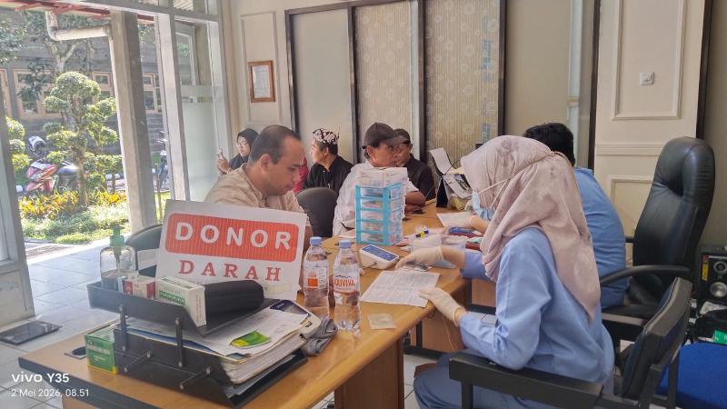 Semangat Hardiknas 2026, BBPPMPV BOE Gelar Aksi Donor Darah untuk Kemanusiaan