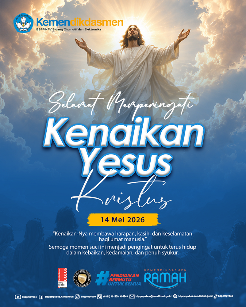 Selamat Memperingati Kenaikan Yesus Kristus