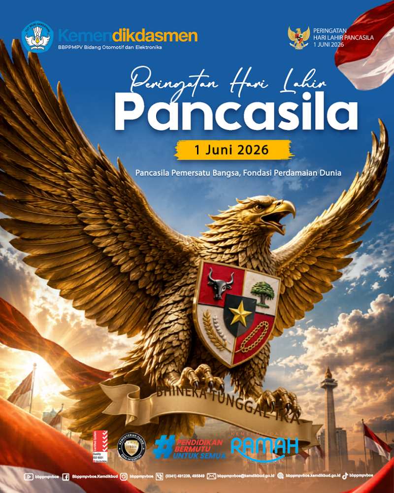 Selamat Memperingati Hari Lahir Pancasila, 1 Juni 2026
