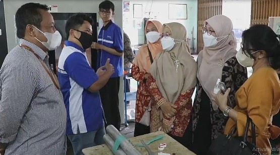 Kunjungan Kerja Dharma Wanita Ditjen Diksi di BBPPMPV BOE