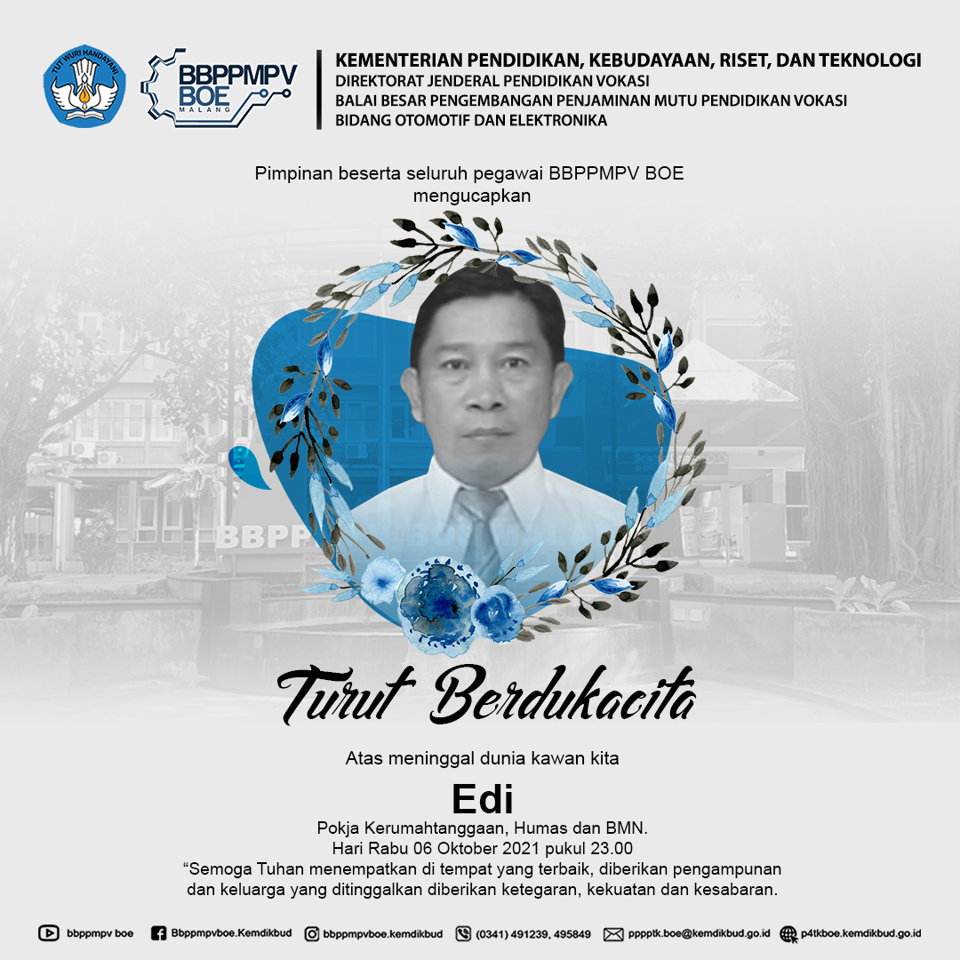 Turut Berduka Cita Atas Meninggalnya Bapak Edi