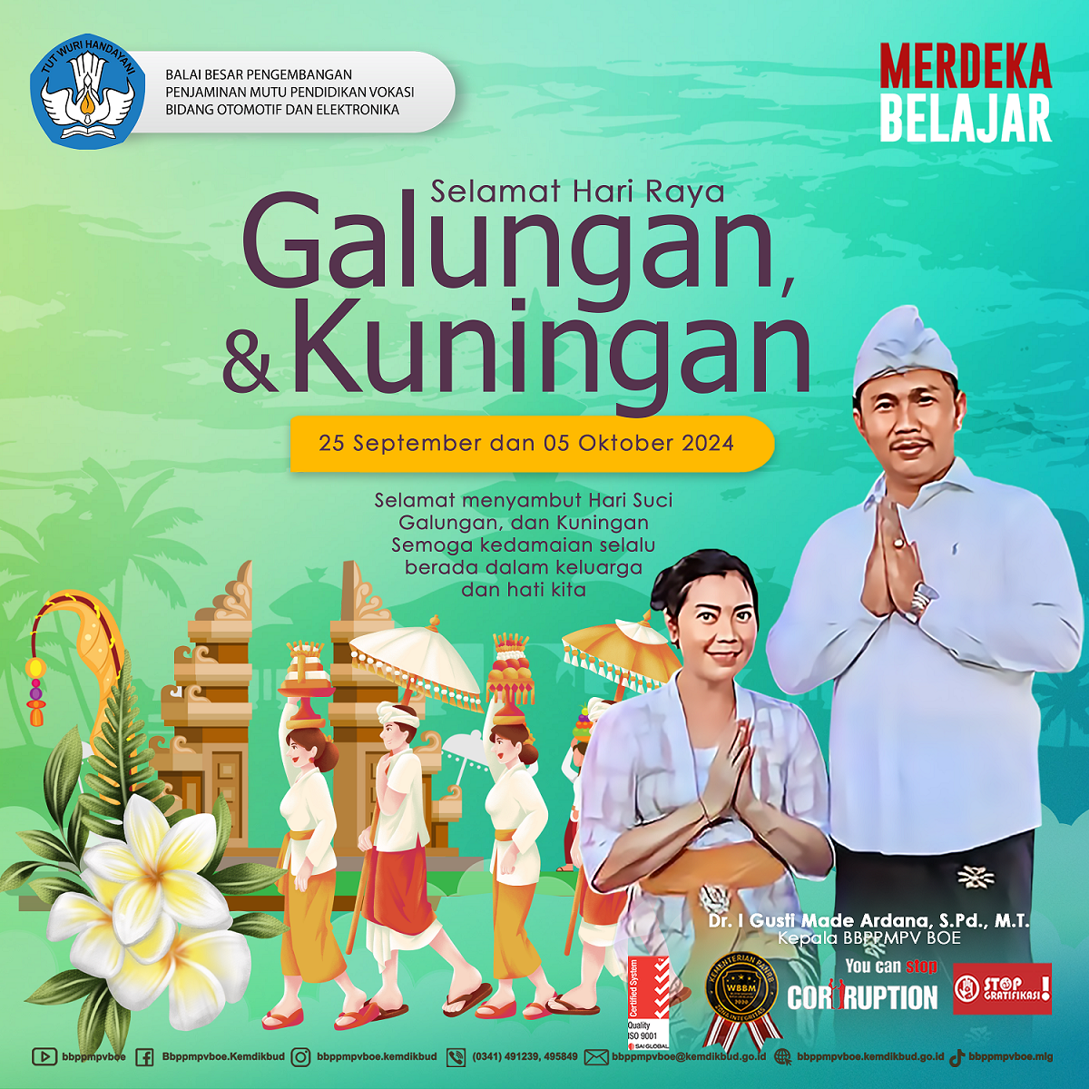 Selamat Hari Raya Galungan dan Kuningan