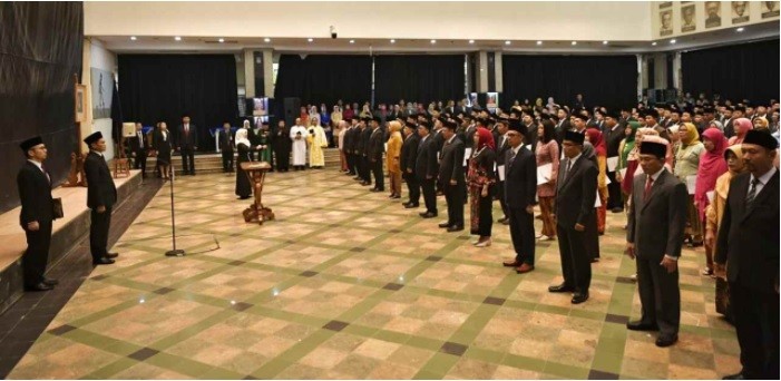 Lantik 632 Pejabat Fungsional, Kemendikbud Hapus Eselon 3 dan 4 