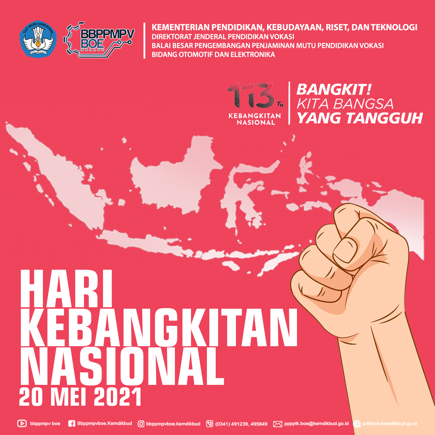 Selamat Hari Kebangkitan Nasional (Harkitnas) yang ke-113
