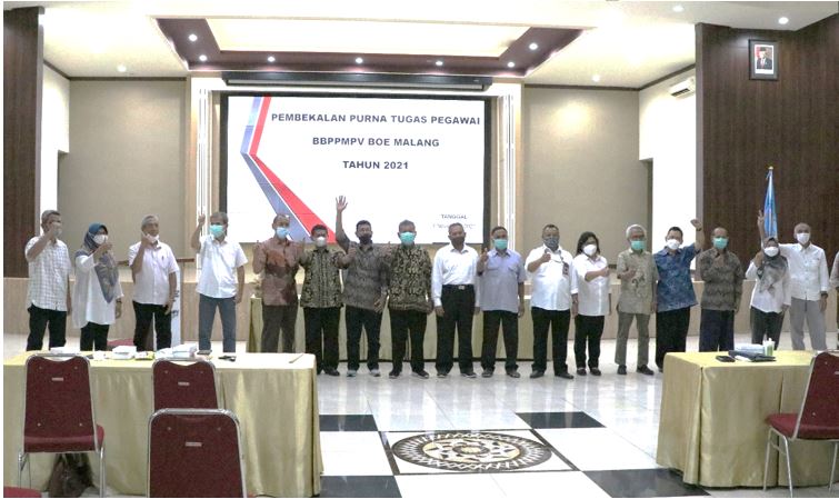 Pembekalan Purna Tugas Pegawai BPPMPVBOE Tahun 2021
