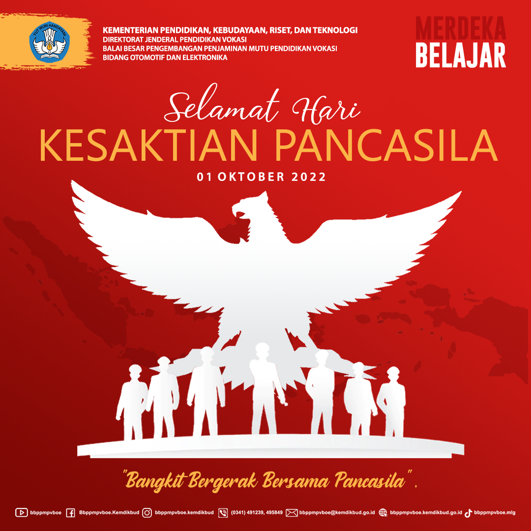 Selamat Hari Kesaktian Pancasila, 01 Oktober 2022