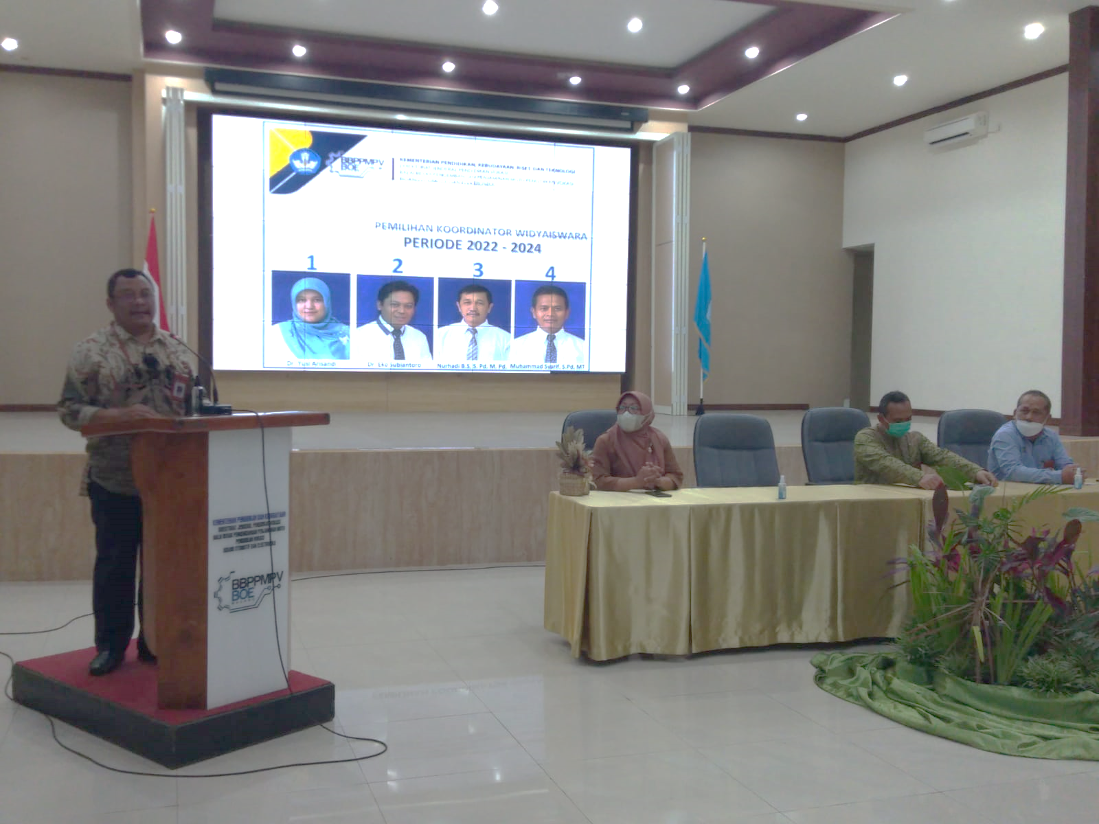 Pemilihan Koodinator Widyaiswara BBPPMPVBOE Periode Tahun 2022 s.d. 2024