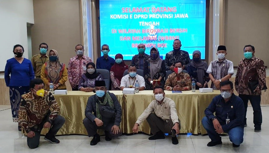 Kunjungan Kerja Komisi E DPRD Jawa tengah di BBPPMPV BOE