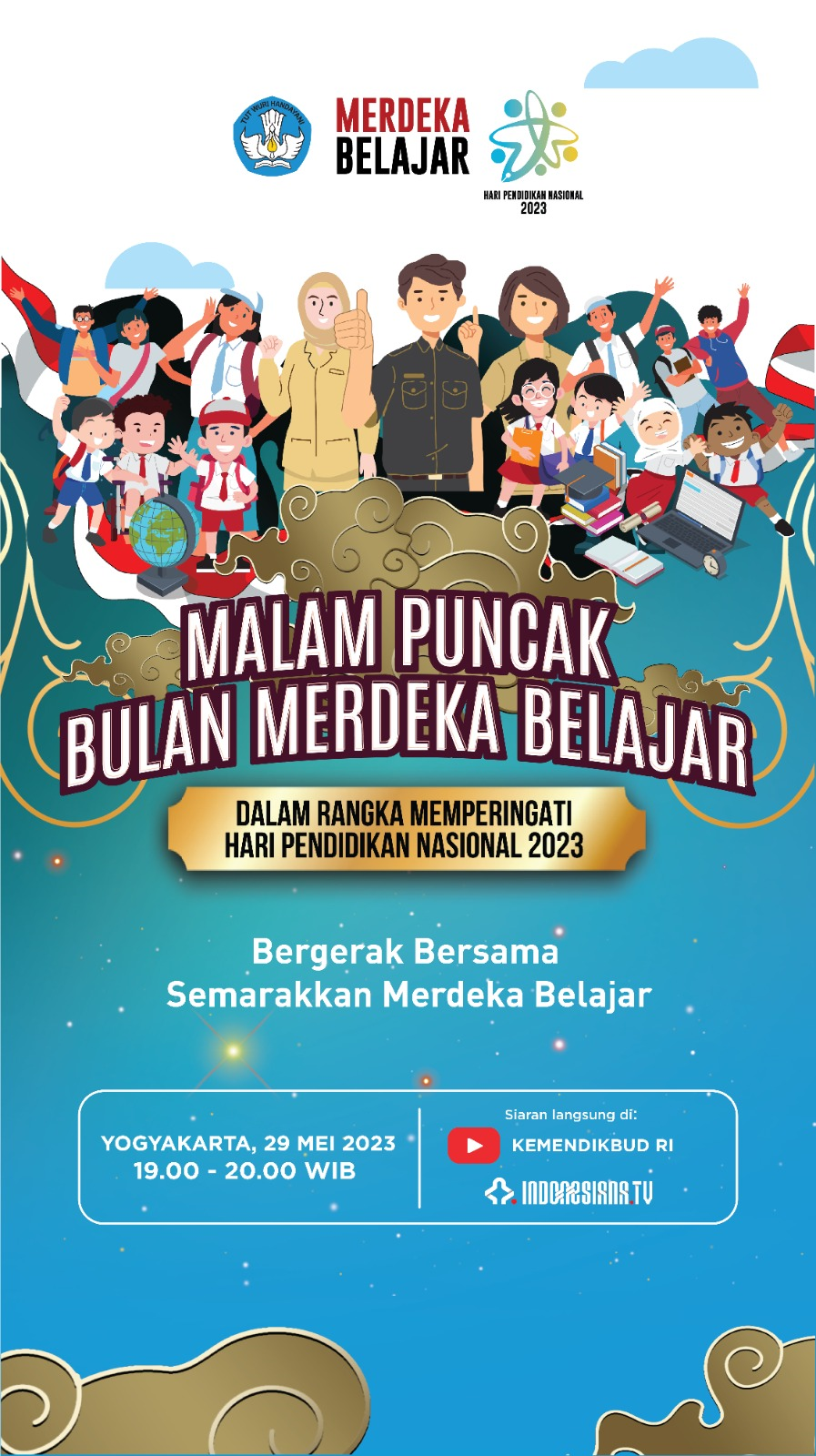 Malam Anugerah Merdeka Belajar Kemendikbudrisek 2023