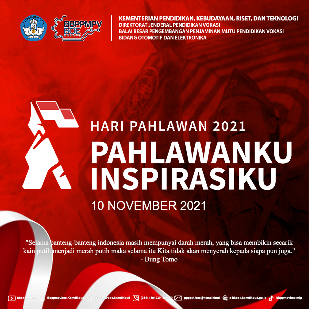 Selamat Hari Pahlawan 10 November 2021