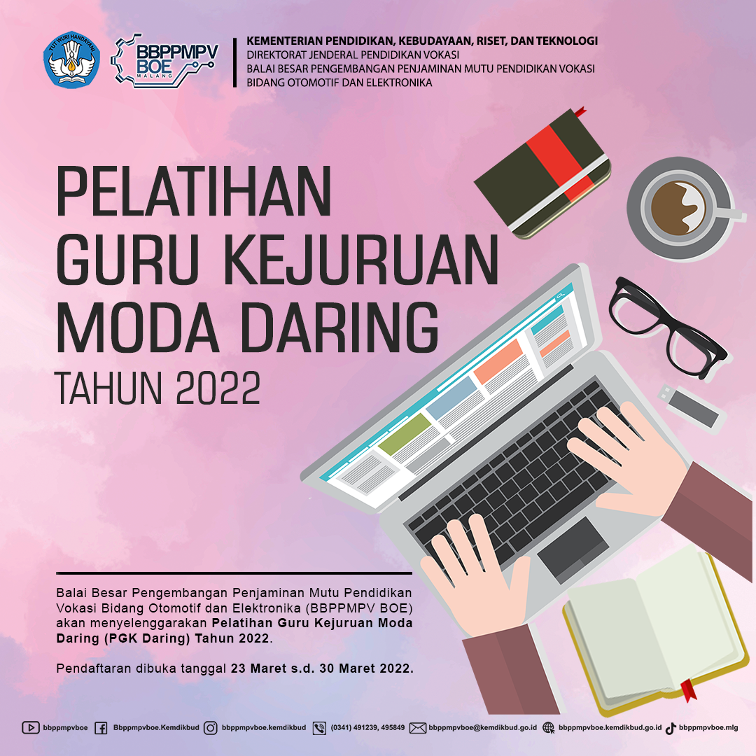 Pelatihan Guru Kejuruan Moda Daring Tahun 2022
