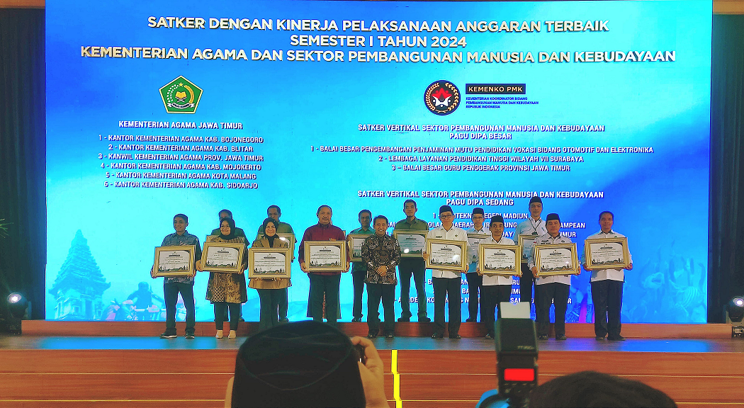 Rapat Koordinasi dan Evaluasi Kinerja Pelaksanaan Anggaran, BBPPMPV BOE Raih Penghargaan Terbaik