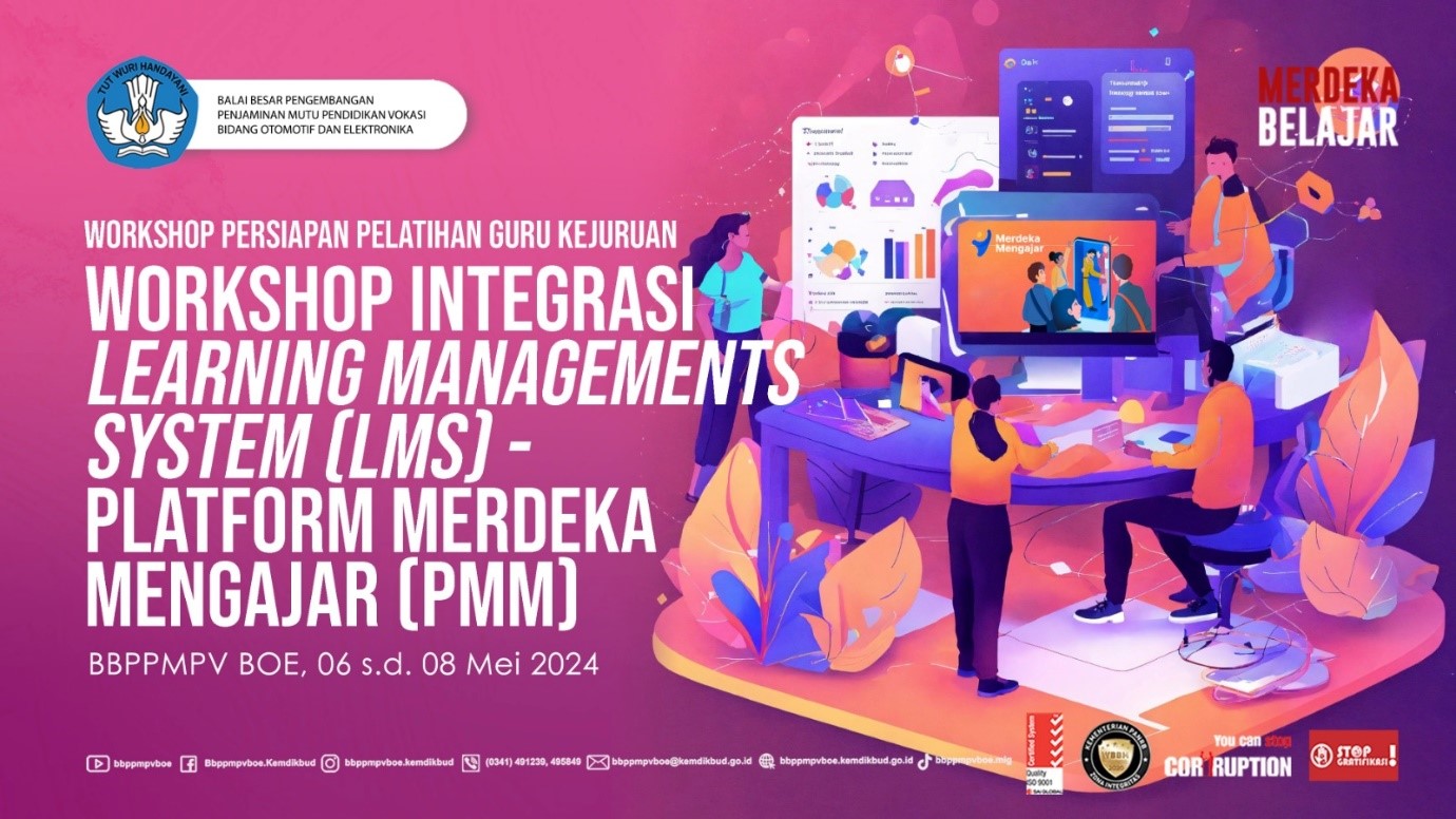 Workshop integrasi Learning Managements System (LMS) Platform Merdeka Mengajar (PMM)