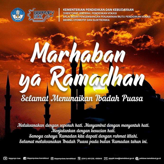 Selamat Menunaikan Ibadah Puasa 1442 H