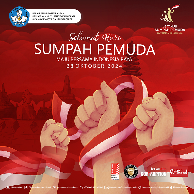 Selamat Hari Sumpah Pemuda 28 Oktober 2024, Maju Bersama Indonesia Raya