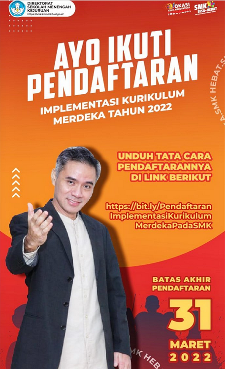 Ayo Ikuti Pendaftaran Implementasi Kurikulum Merdeka Tahun 2022